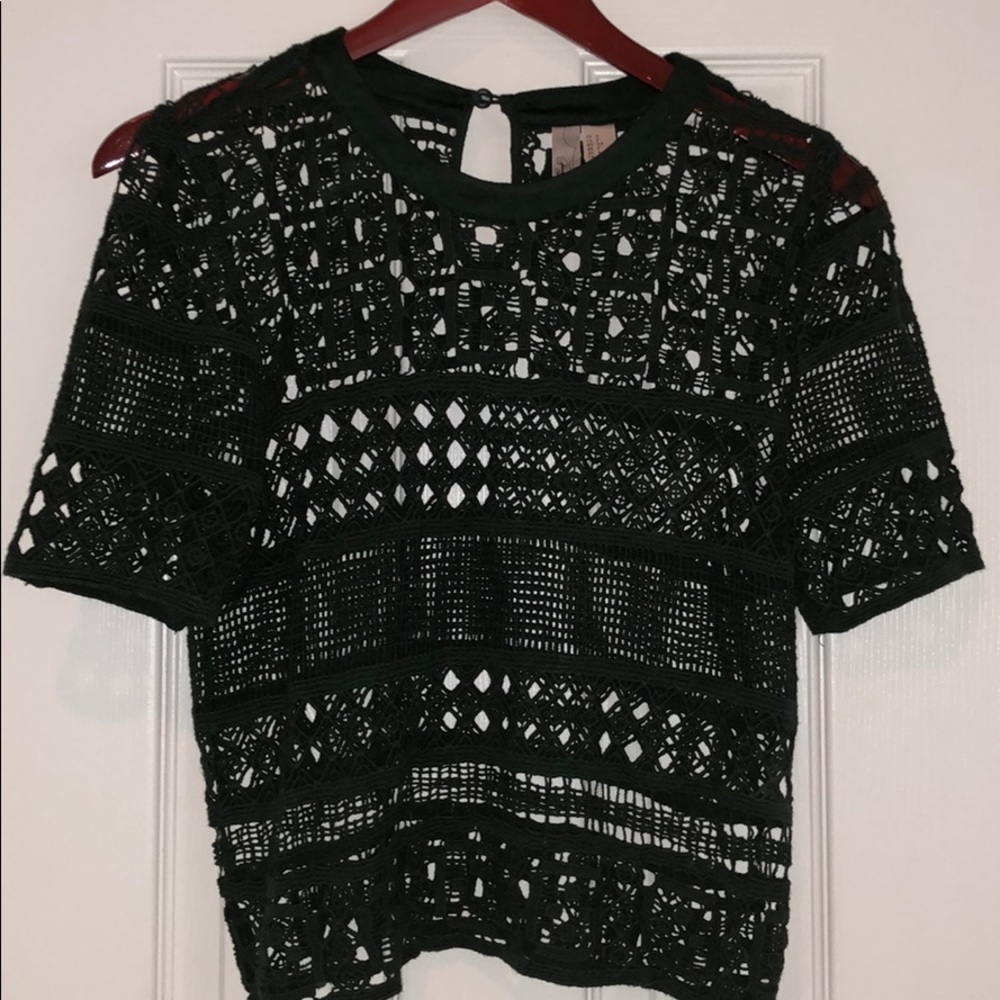 Cropped Overlay Shirt